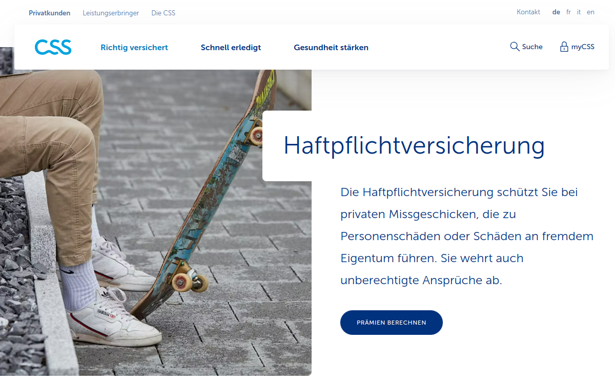 Haftpflichtversicherung